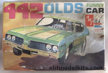 AMT 1/25 Oldsmobile 442 Stock or Funny Car 'Rocket To Me', T204-200 plastic model kit